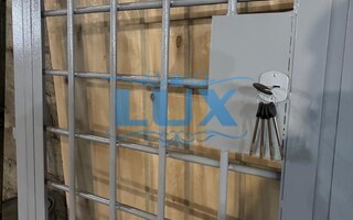 замок сувальдного типа для решетчатой двери в комнату хранения денег