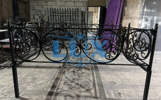 кованая ритуальная оградка
